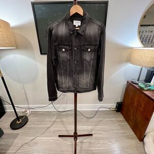 Frame - Denim Trucker Jacket (#LHJK252) - Black Bridge